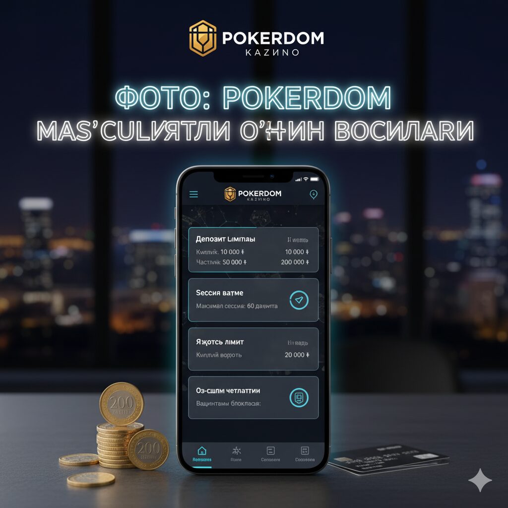 Responsible gaming tools at Pokerdom casino