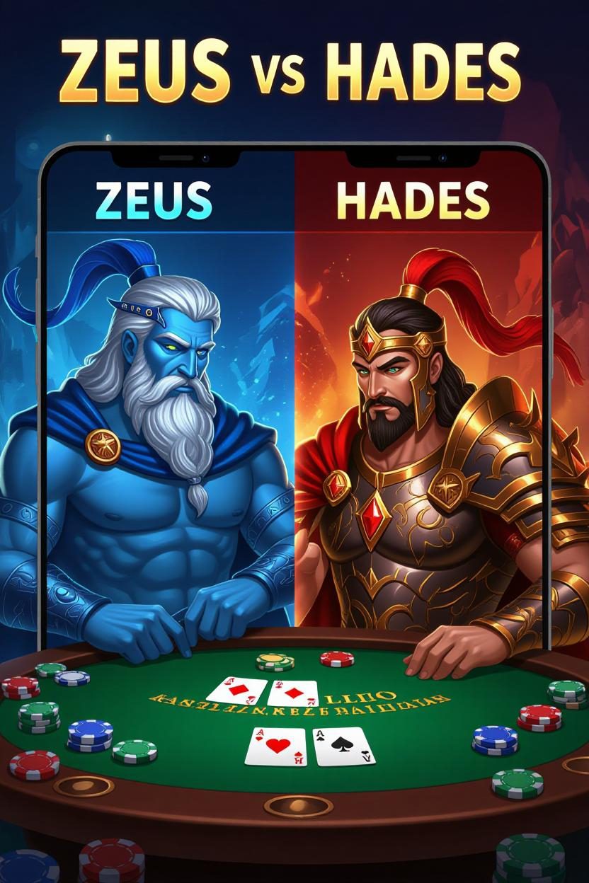 Мобильная версия Zeus vs Hades в Покердом