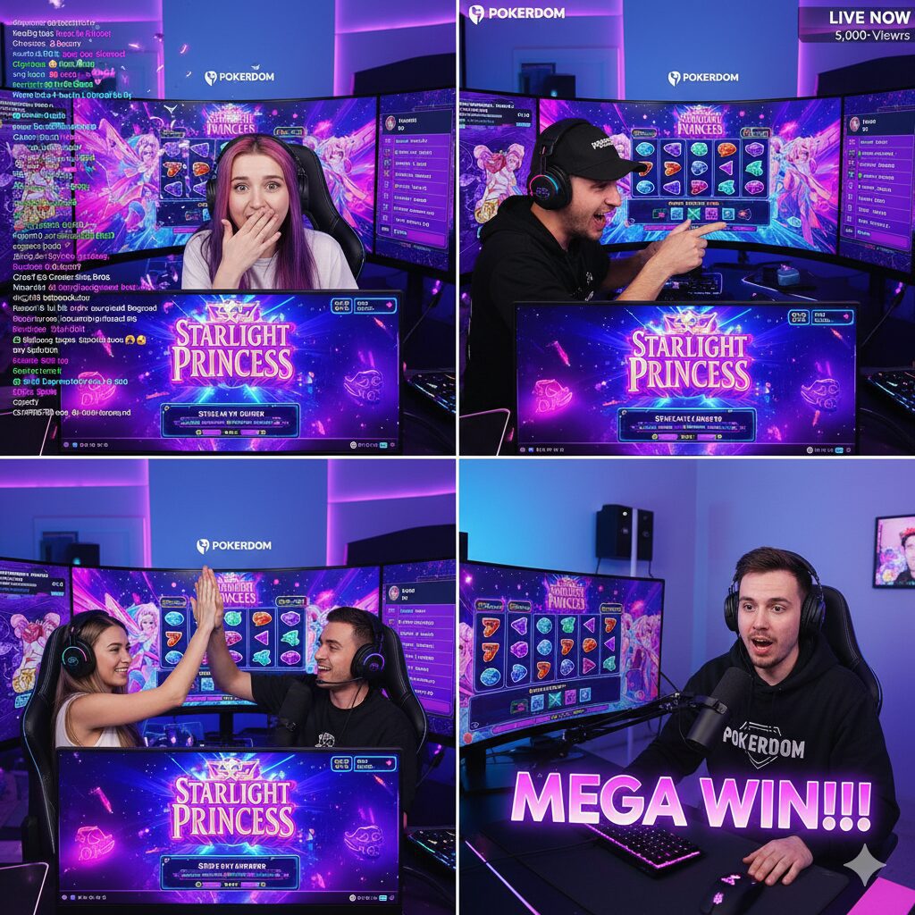 Популярность Starlight Princess среди стримеров онлайн-казино
