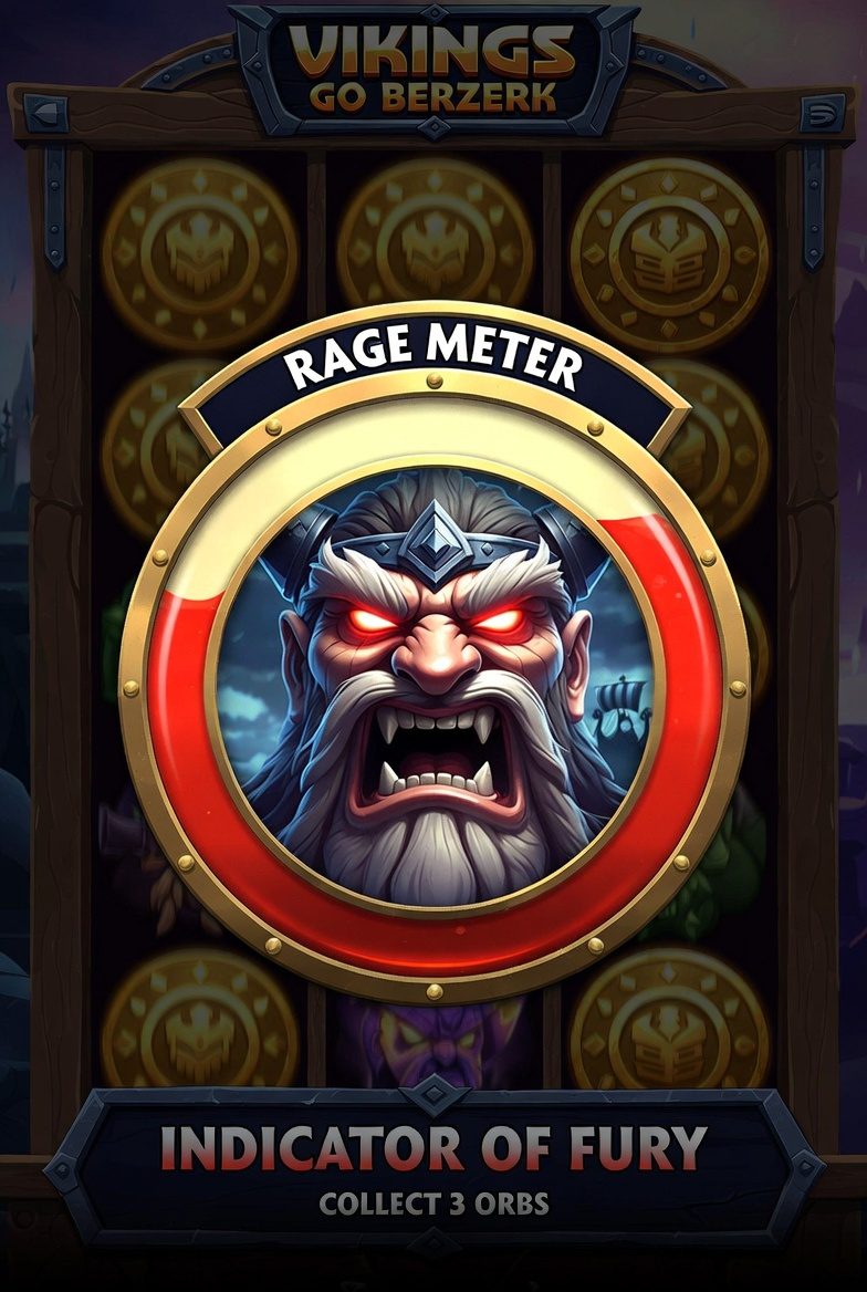 Индикатор ярости викингов в слоте Vikings Go Berzerk от Yggdrasil