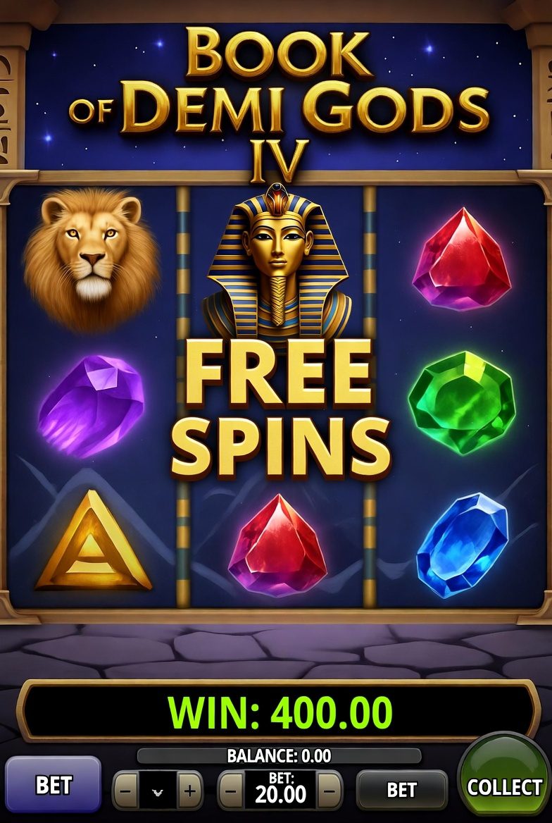 Скриншот выигрыша в фриспинах Book of Demi Gods IV на Pokerdom