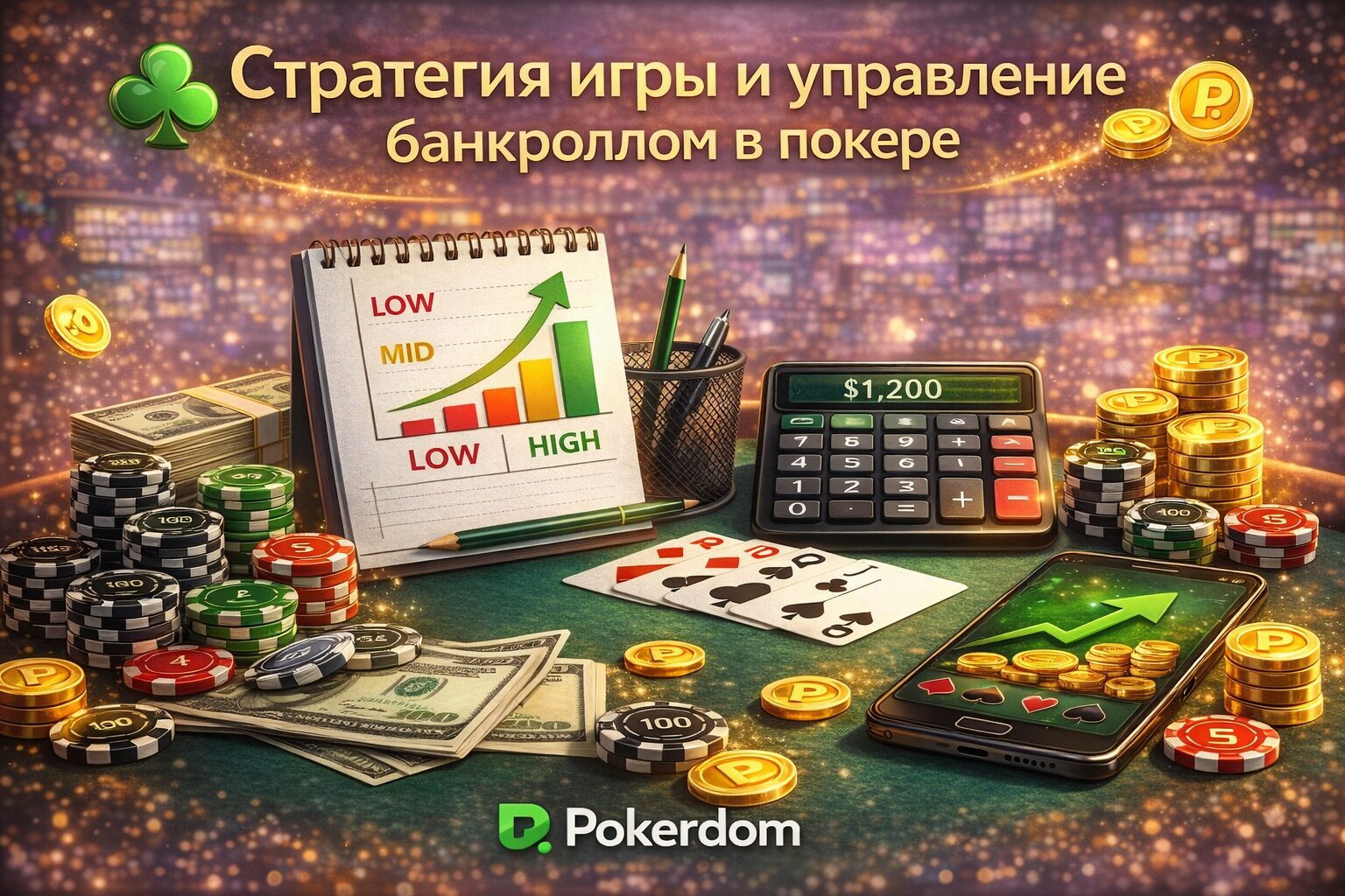 Стратегия игры и управление банкроллом в покере