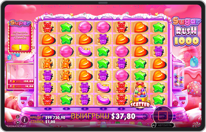 Bonus buy feature in Sugar Rush