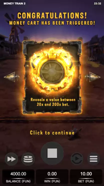 Бонусный раунд Money Cart с активными модификаторами